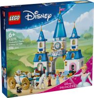 LEGO® │ Disney 43275 Popoluškin zámok a kočiar s koňmi (4)