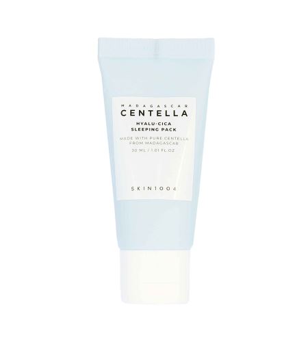 SKIN1004 Madagascar Centella Hyalu-Cica Sleeping Pack zdokonaľujúca a hydratačná maska ​​na noc pre vypnutie pleti 30 ml