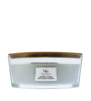 WoodWick Sagewood &amp; Seagrass vonná sviečka s dreveným knôtom 453,6 g
