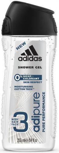 Adidas Adipure 3in1 sprchový gél 250 ml Pre mužov