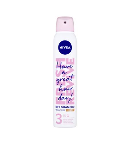 Nivea Fresh Revive suchý šampón pre svetlé vlasy 200 ml